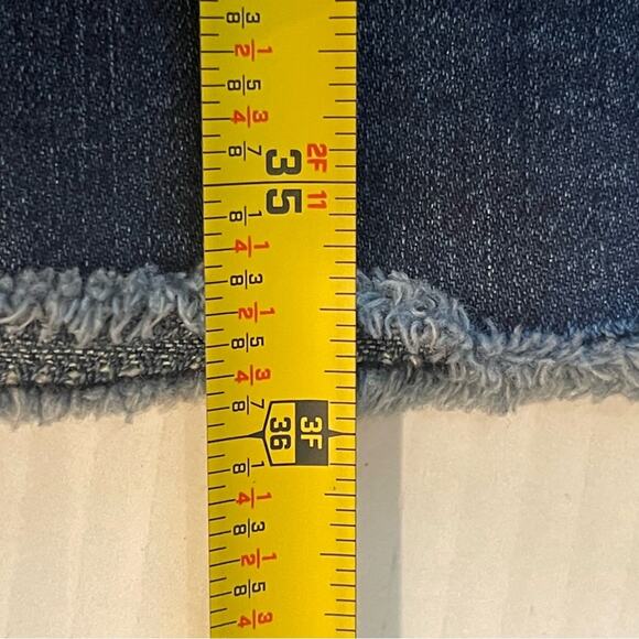 Hope & Harlow Blue Jean Denim Patchwork Boho Chic Western Dress NWOT Size 10 - Picture 13 of 13